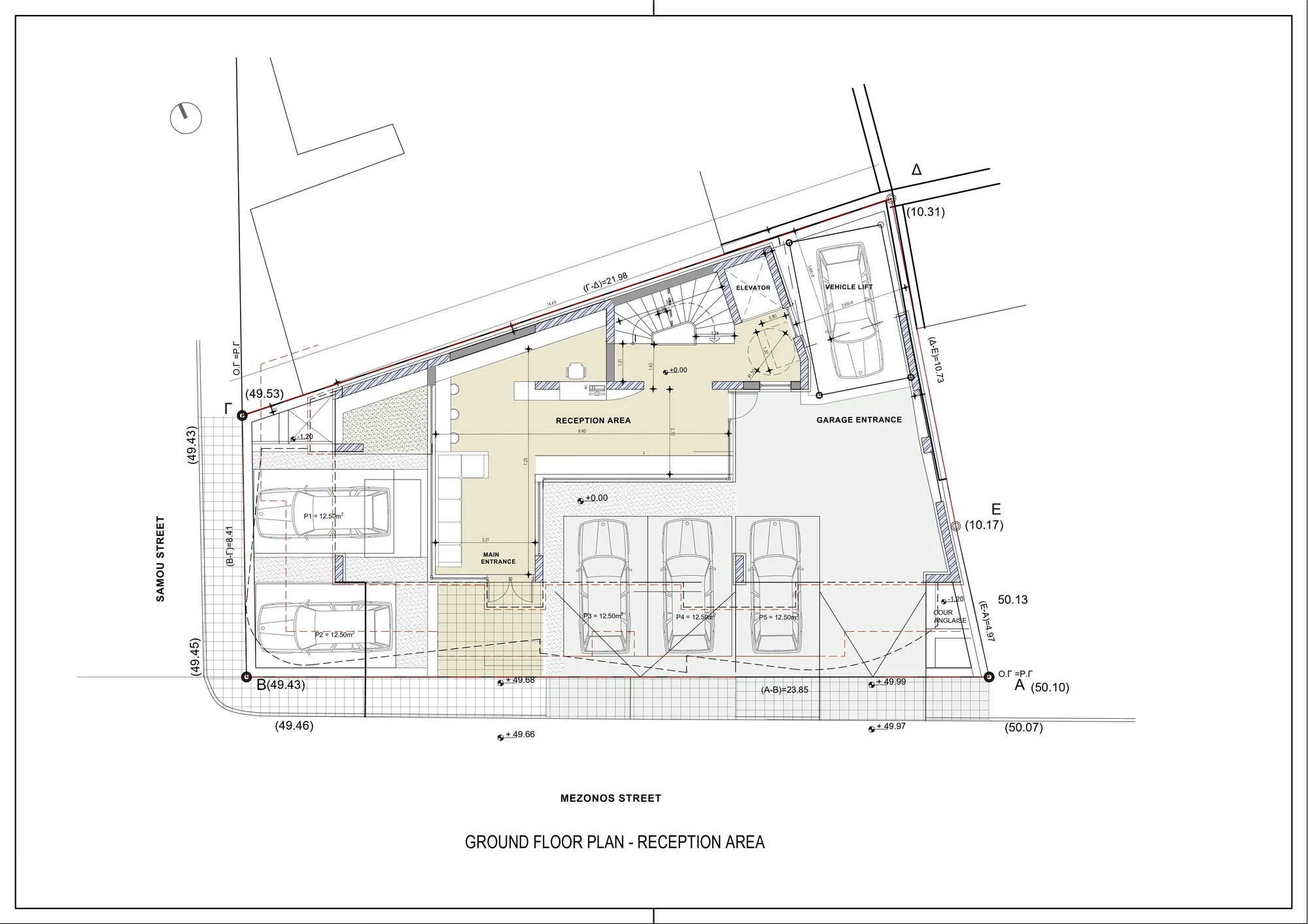 Athens Pearl Residences ground floor plan